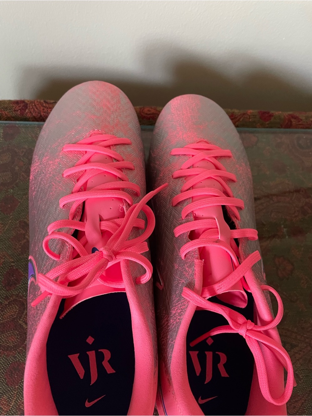Nike Pink/Purple ZM VAPOR 16 ACADEMY Soccer Cleats W10/M8.5 NWOT - Picture 3 of 5